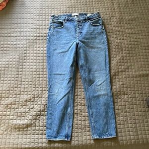 Abercrombie & Fitch The skinny high rise curve love jeans.